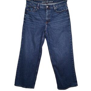 American Eagle Outfitters dark wash stovepipe jeans